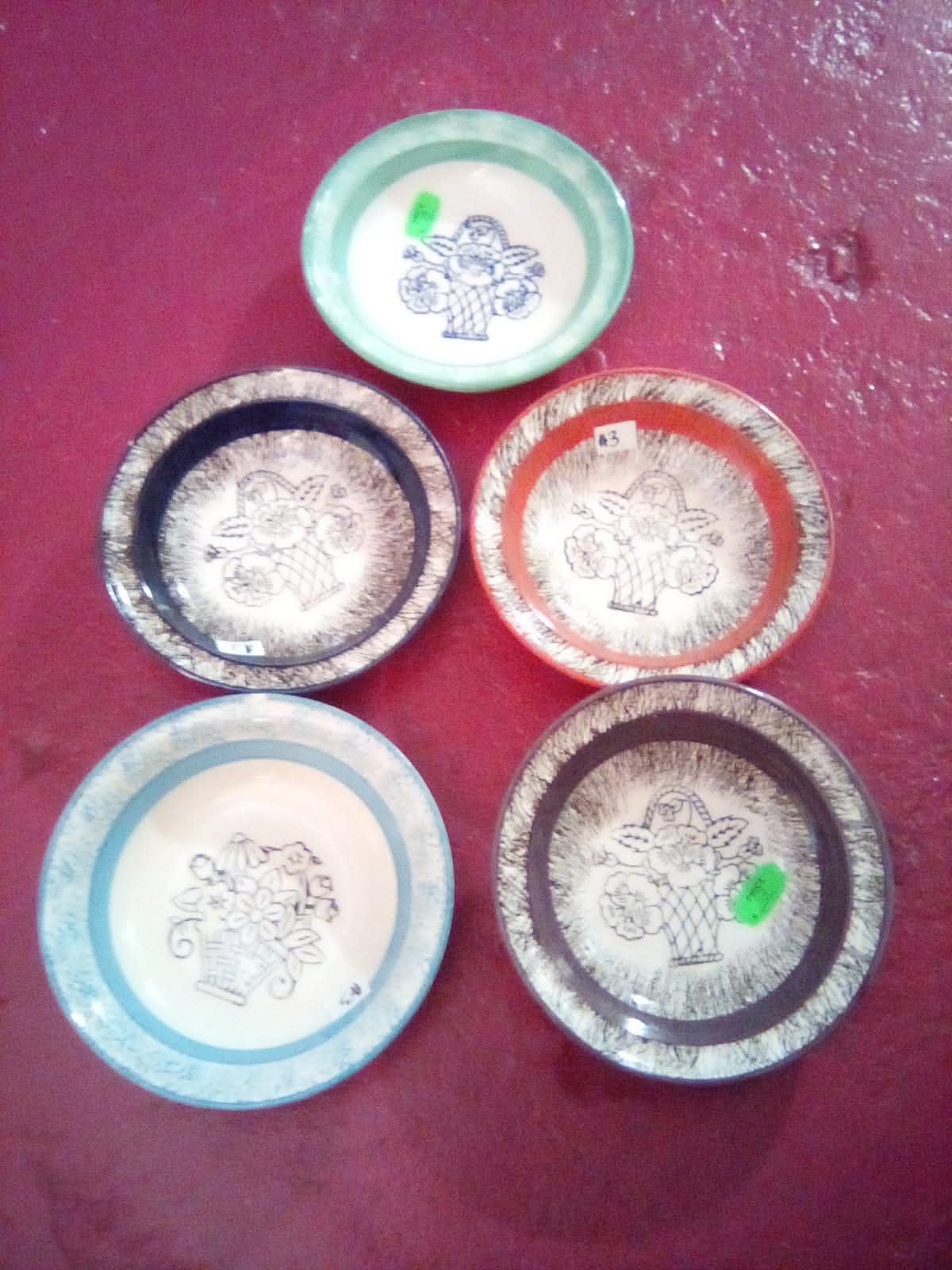 6 platos de cerámica